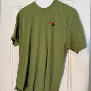 Men's Aviator Nation Basic Tee in Green size XL